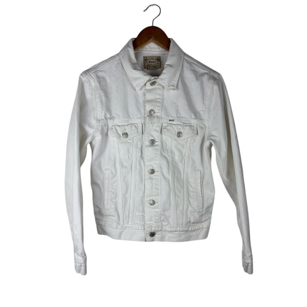 Polo by Ralph Lauren White Denim Jean Jacket